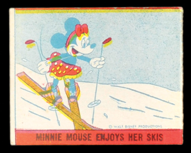 Minnie Mouse Enjoys Her Skis